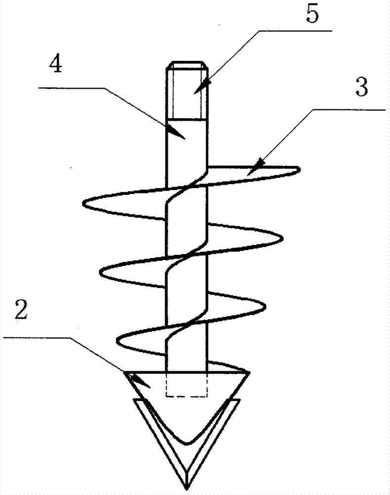 A conical spiral cavitation device