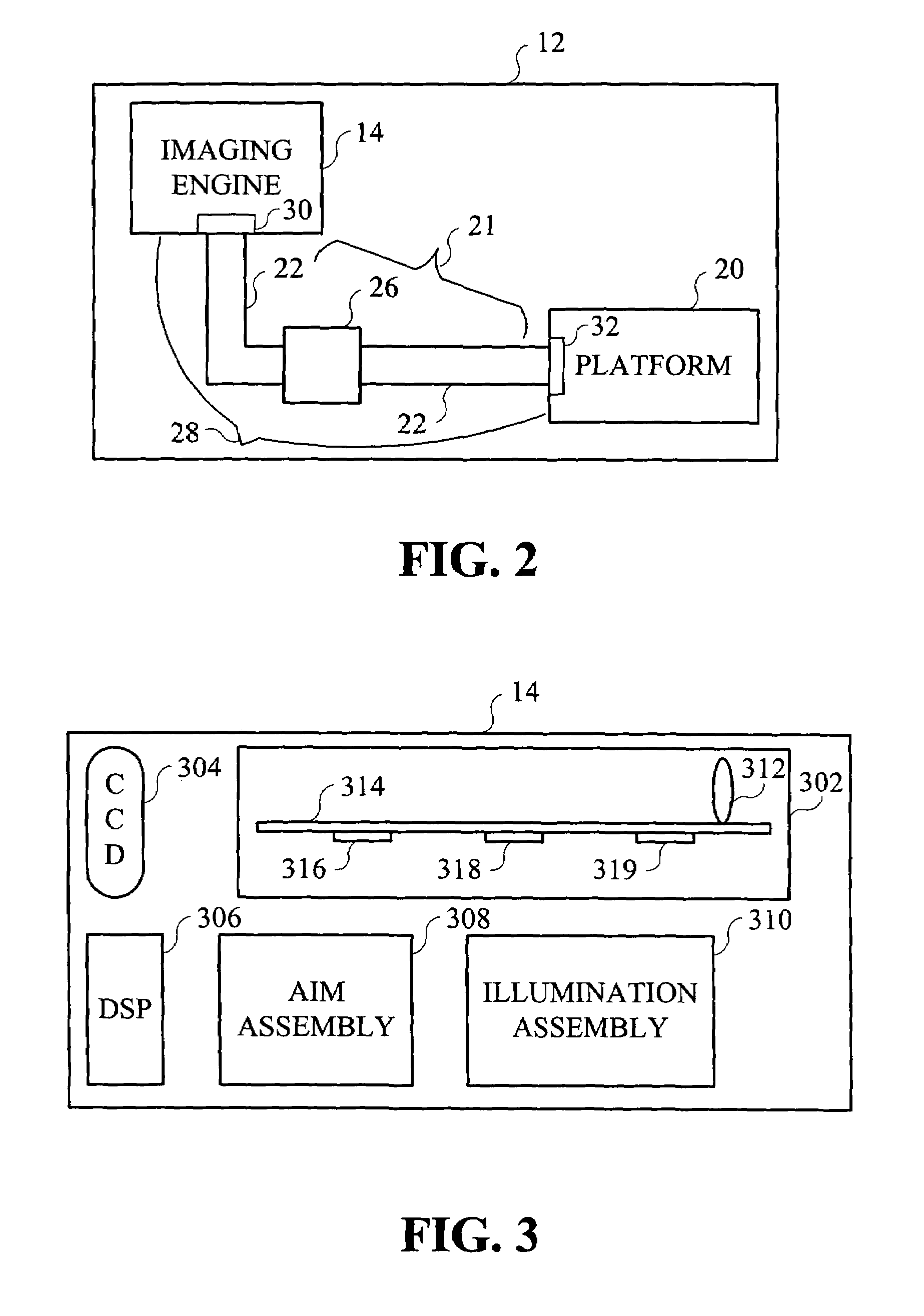 Interface for interfacing an imaging engine to an optical code reader