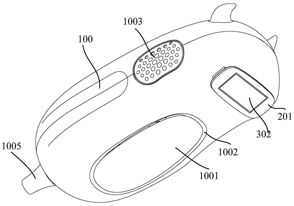 Handle of hair removal instrument