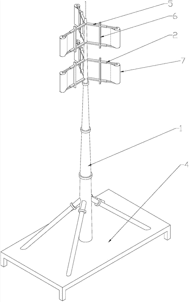 Antenna and communication base station employing same