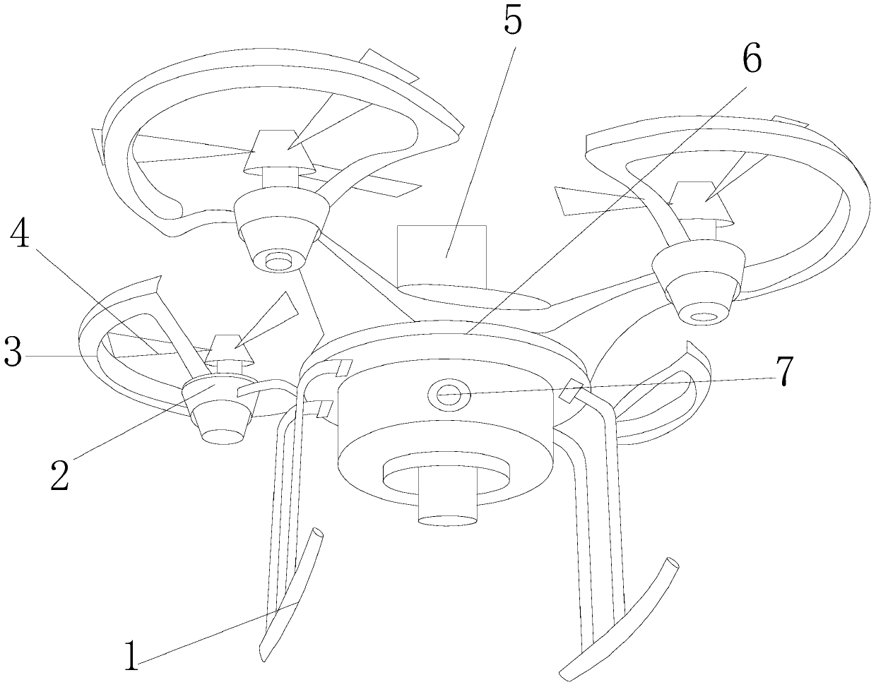 A kind of unmanned aerial vehicle parachute automatic detachment device