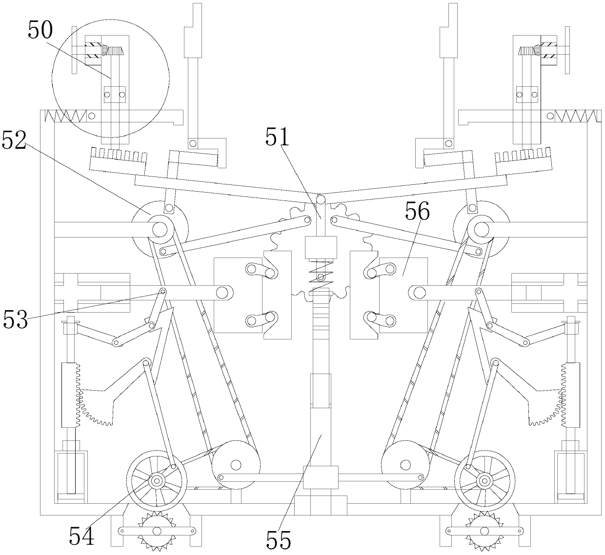 A kind of unmanned aerial vehicle parachute automatic detachment device