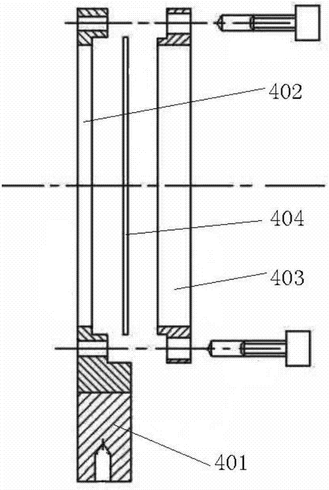 Device and method for measuring divergence angle distribution of electron beam