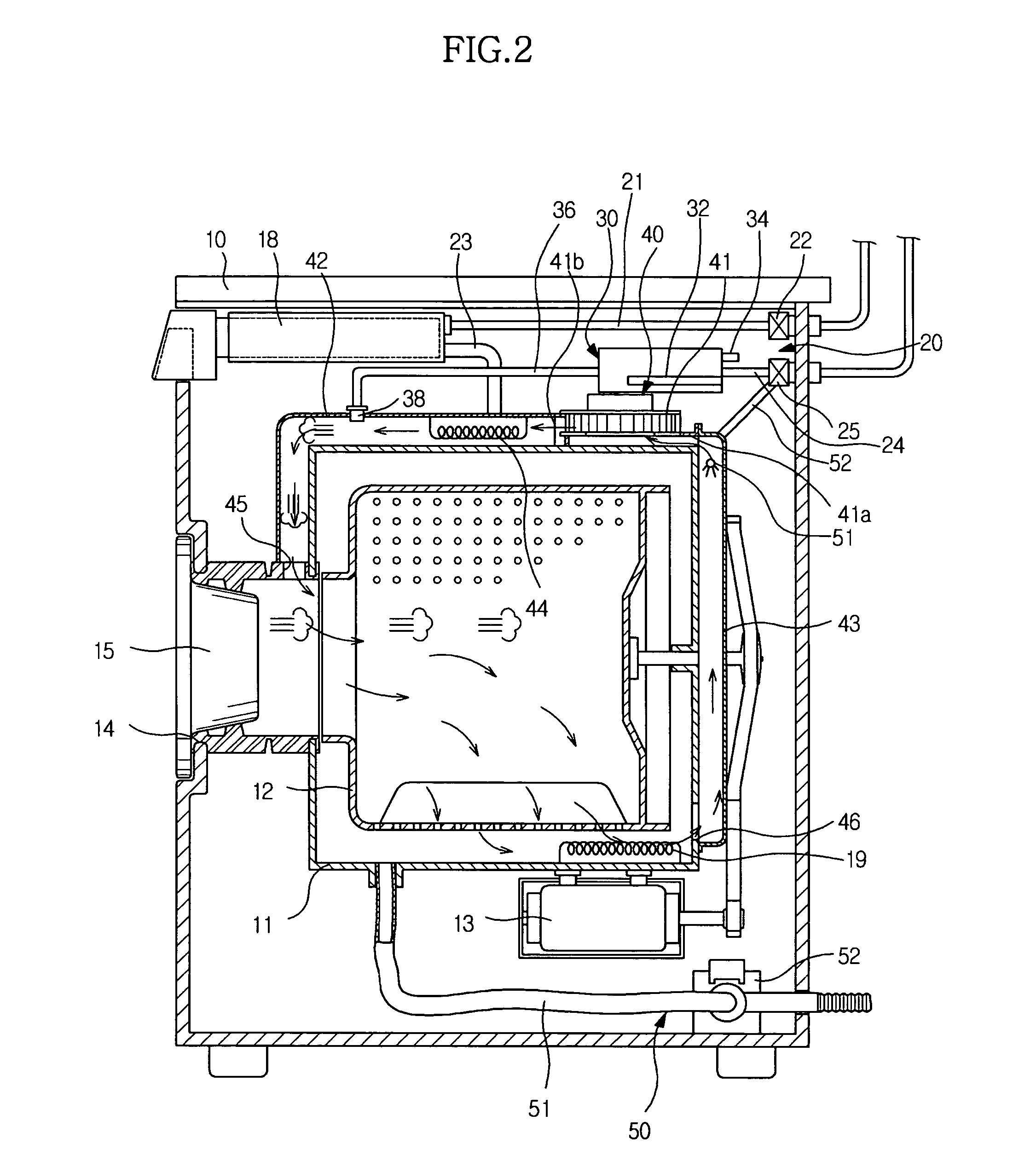 Washing machine with steam generating device and method for controlling the same