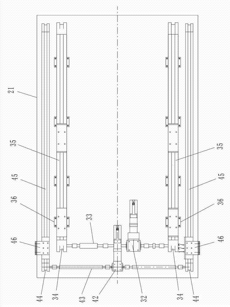 Automatic feeding and discharging vehicle for freeze-dried line