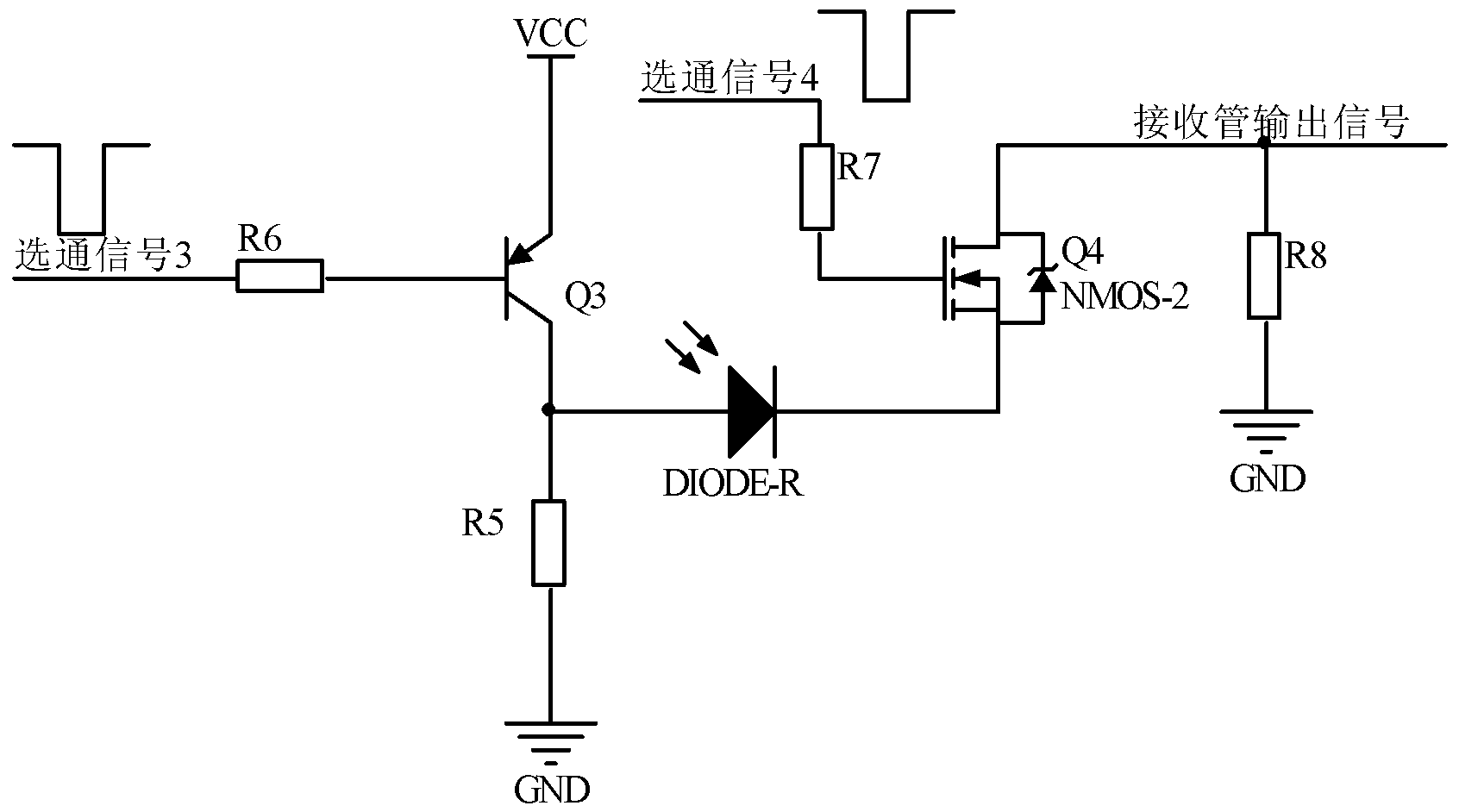 Hardware driving method suitable for large-sized infrared touch screen