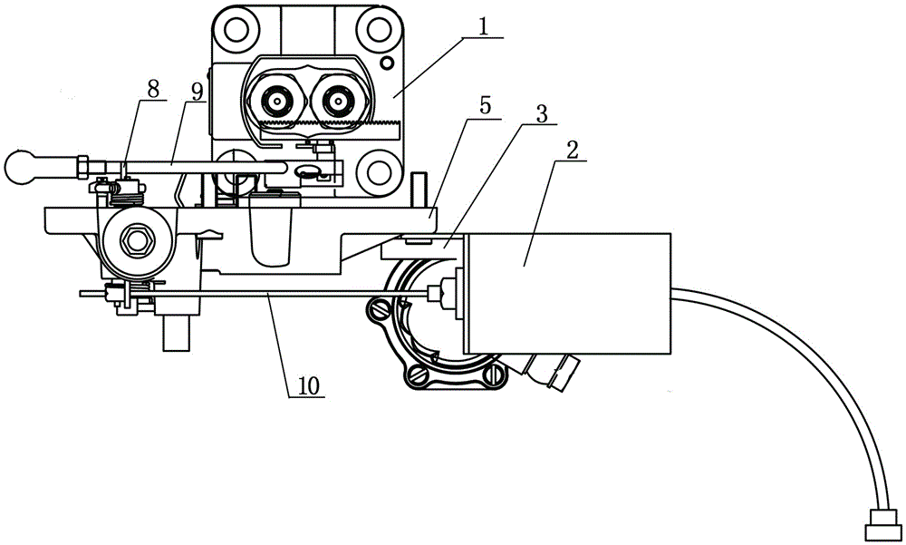 An emergency stop device for an air-cooled diesel engine