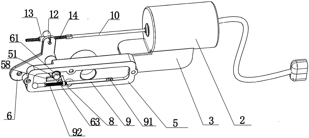 An emergency stop device for an air-cooled diesel engine