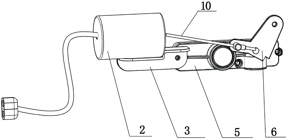 An emergency stop device for an air-cooled diesel engine