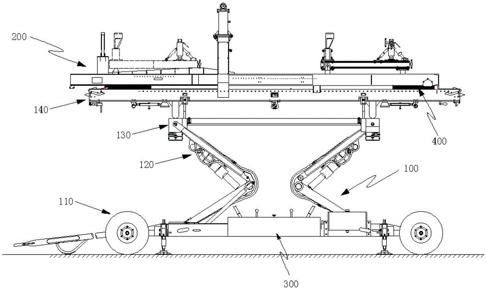 Engine disassembly trailer