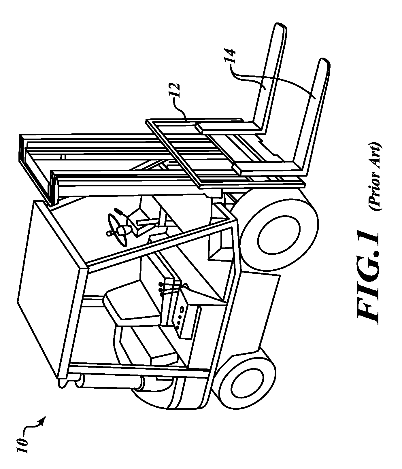 Forklift scale, load cell thereof and method of measuring a forklift load