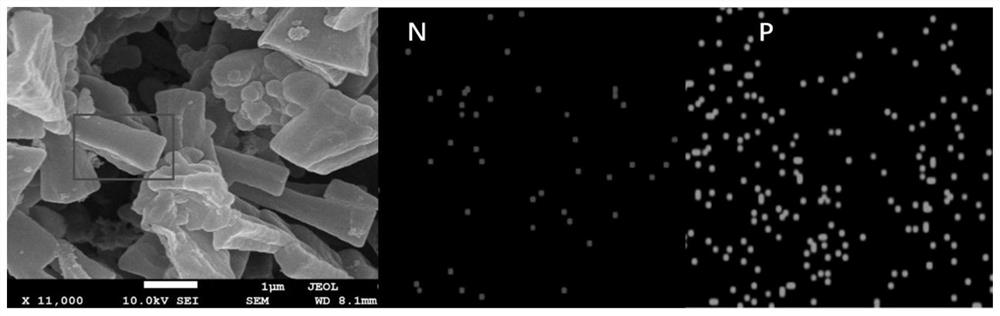 A kind of sheet-like hexachlorocyclotriphosphazene-p-phenylenediamine condensation polymer adsorption material and its preparation method and application