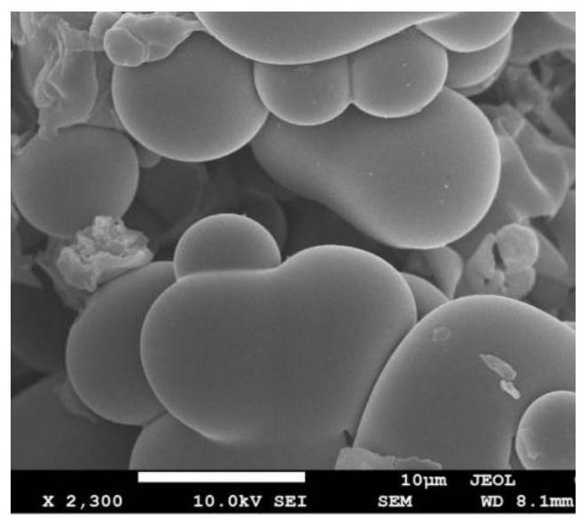 A kind of sheet-like hexachlorocyclotriphosphazene-p-phenylenediamine condensation polymer adsorption material and its preparation method and application