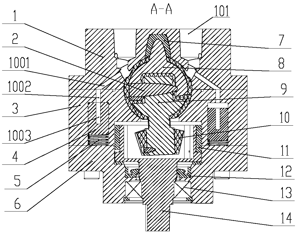 Bi-directional rotating spherical pump cooling mechanism