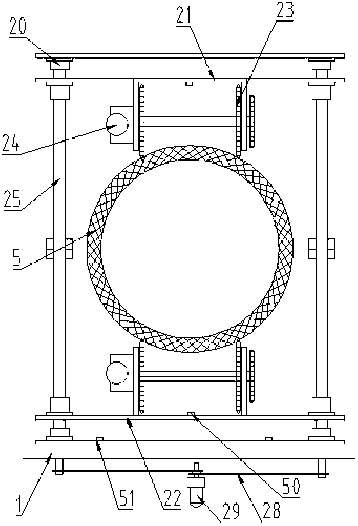 Plastic tube milling crushing machine