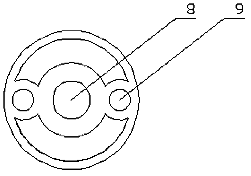 Twisting device of direct twisting machine