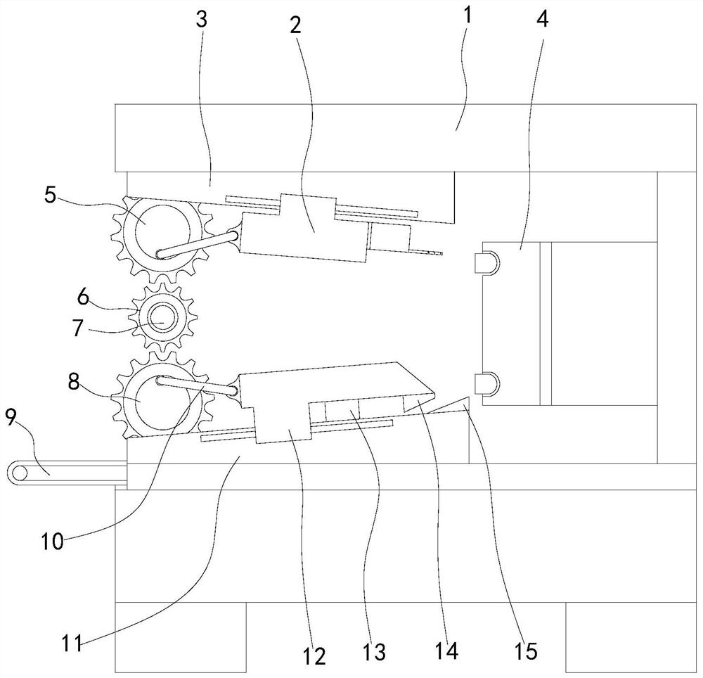 A kind of badminton hair inserting machine with heating device