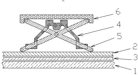 Structure of notebook computer illuminant keyboard