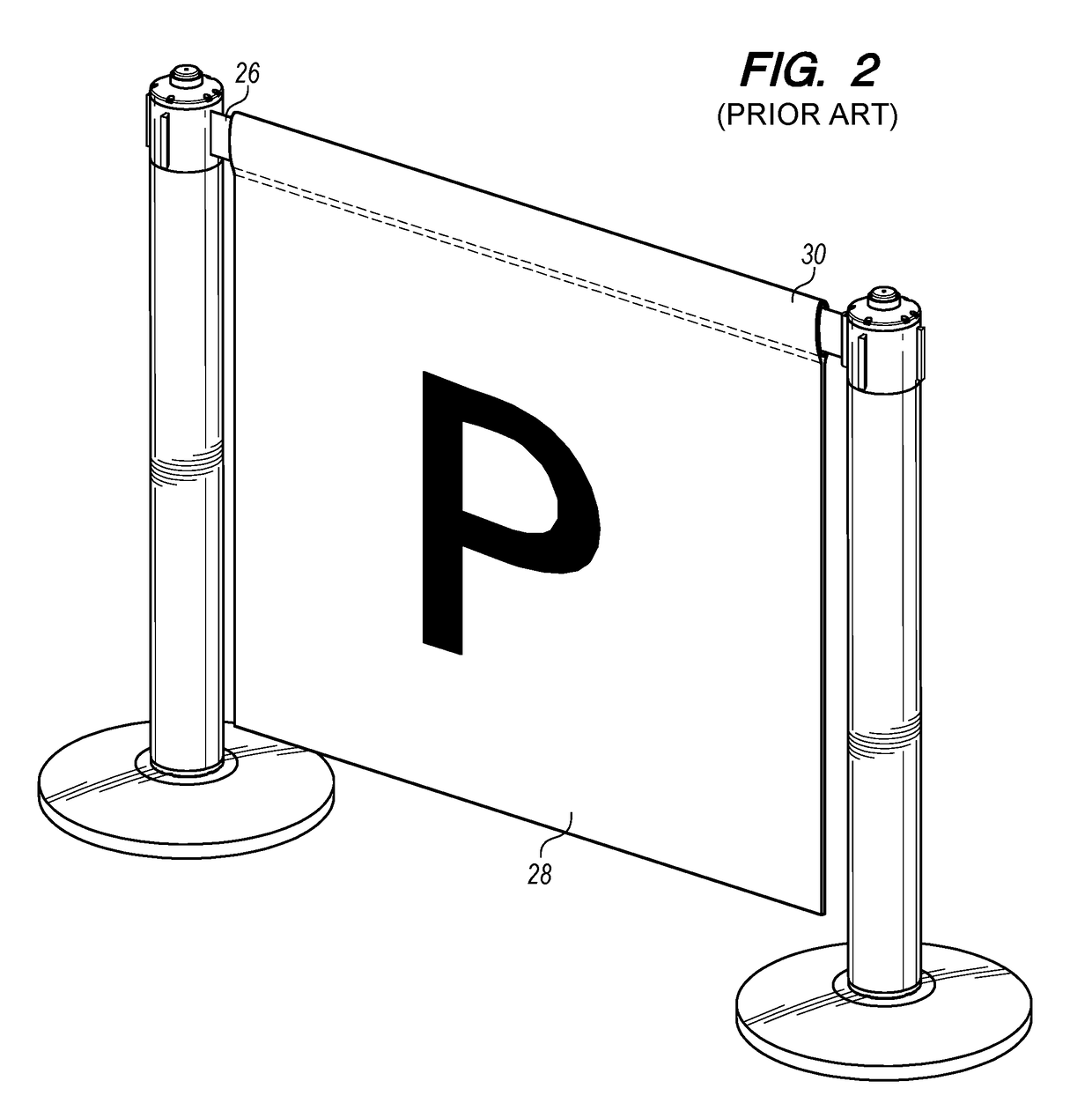 Retractable Barrier Assembly