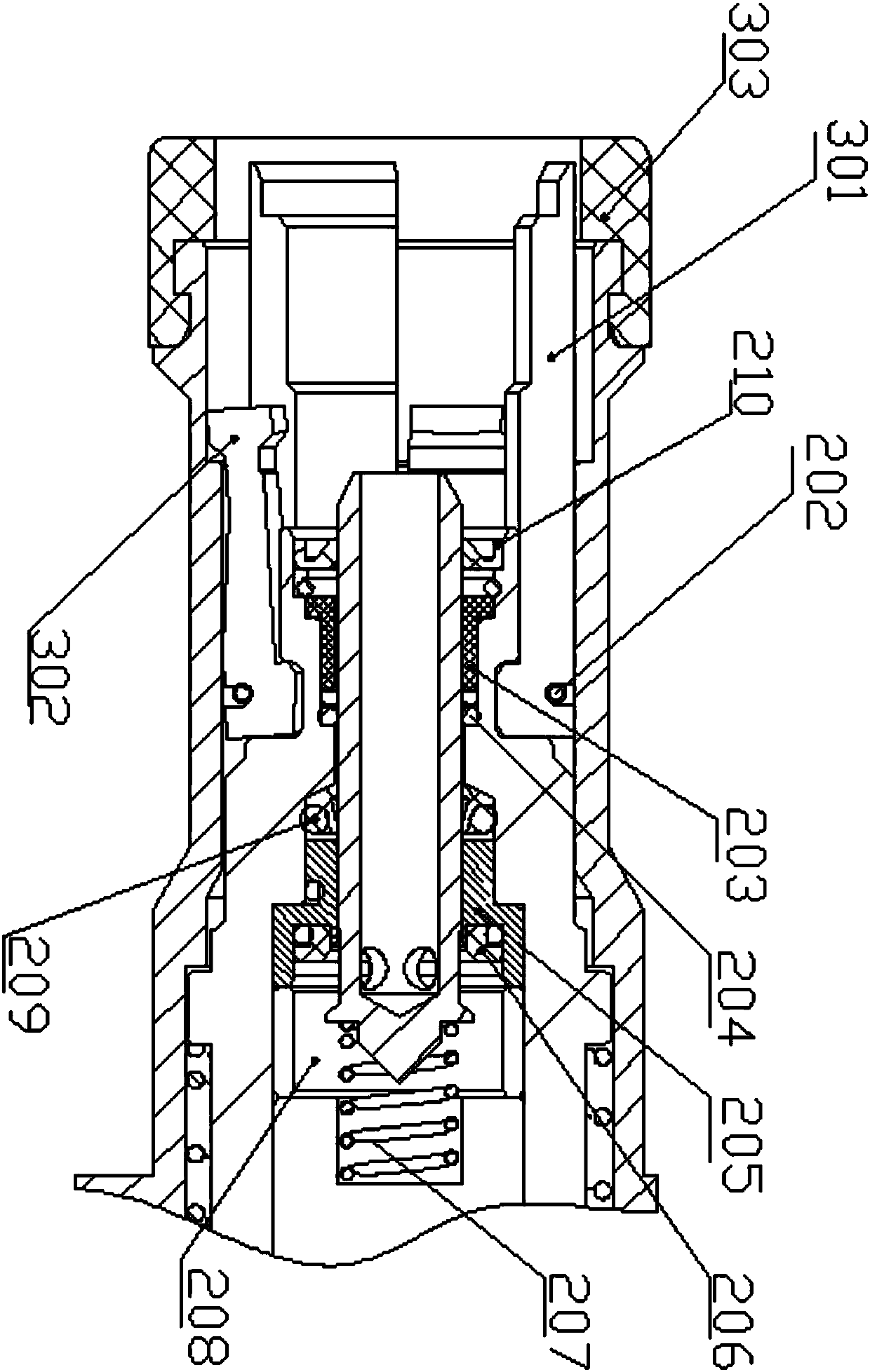 Handheld fuel cell car hydrogenation gun