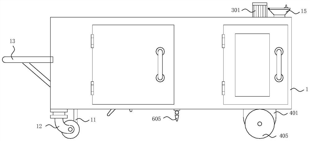 Biological feeding device for soil biological treatment