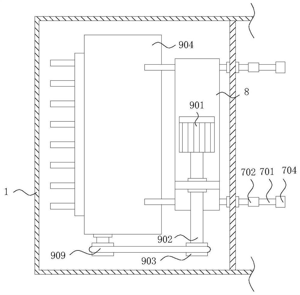 Biological feeding device for soil biological treatment