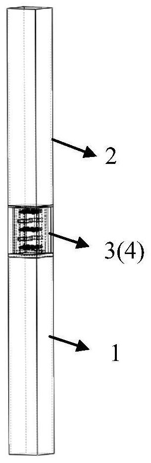 Unlockable mortise and tenon joint self-locking type column-column connecting joint