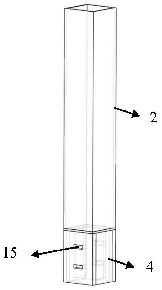 Unlockable mortise and tenon joint self-locking type column-column connecting joint
