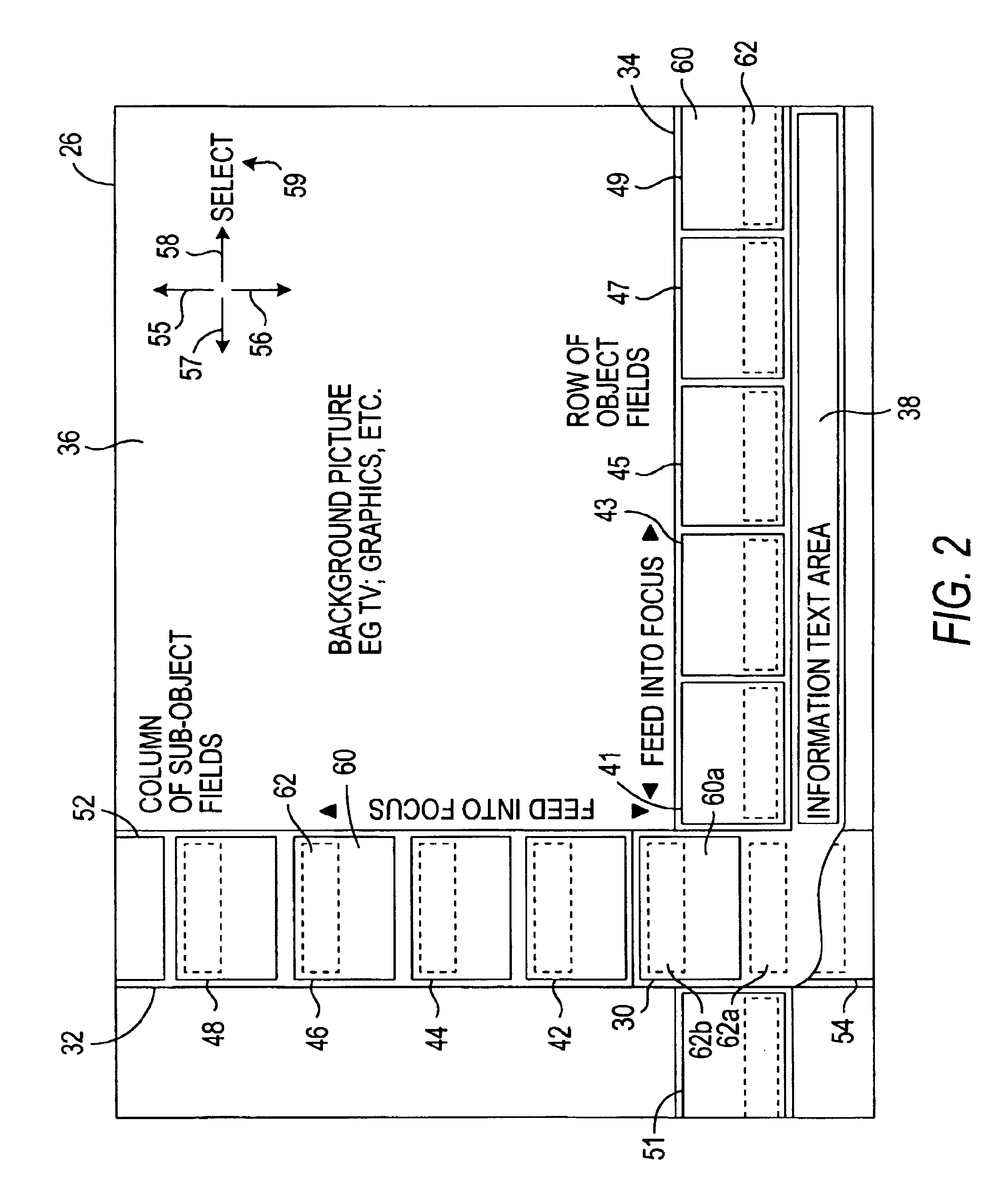 Method and apparatus for scrollable cross-point navigation in a calendar user interface