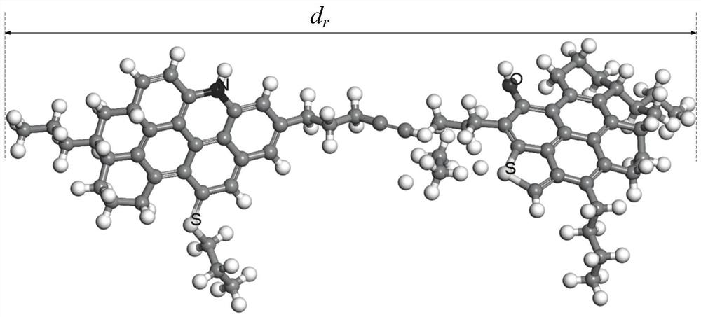 Method for regulating the molecular structure of heavy oil