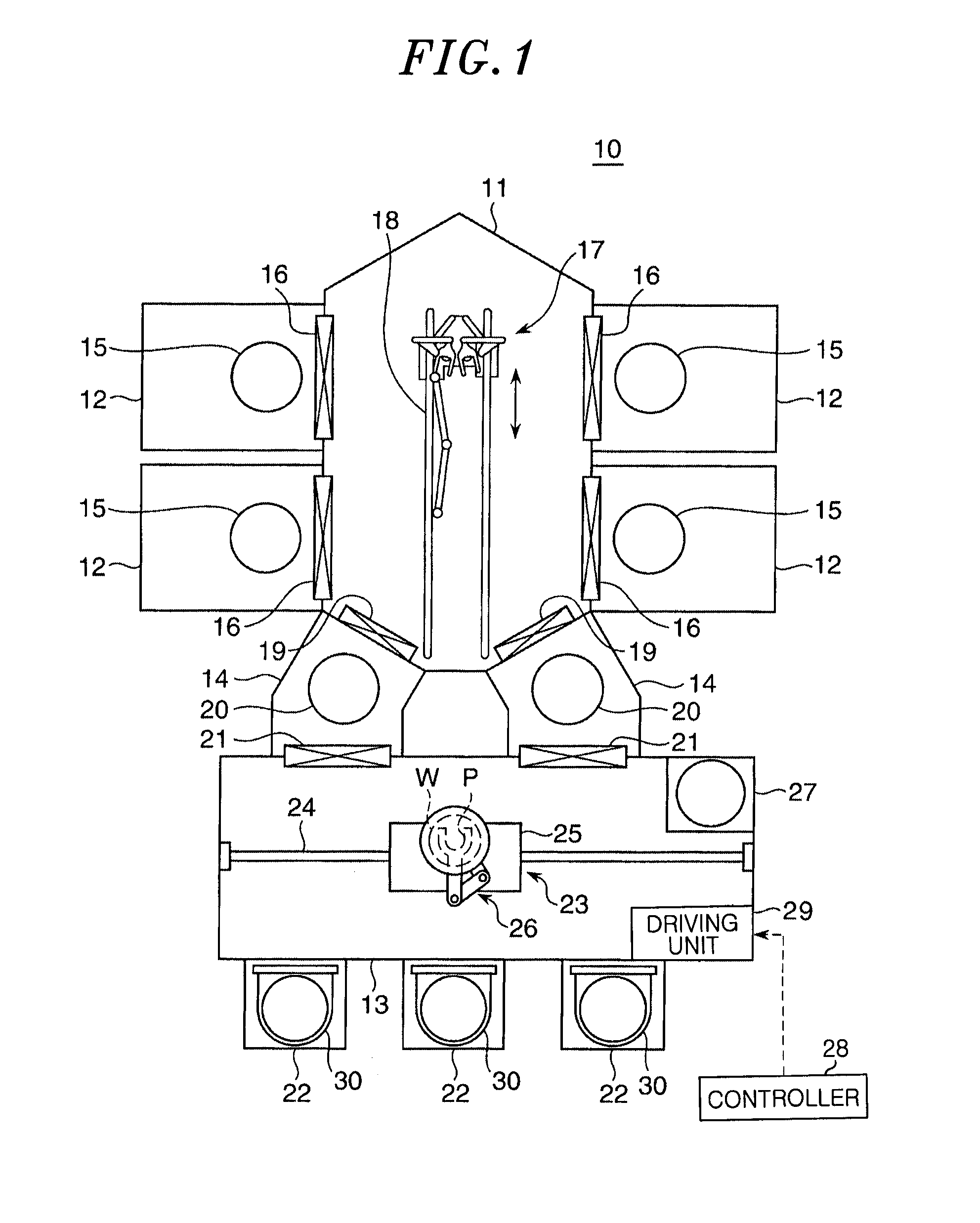 Substrate processing apparatus, cover opening and closing mechanism,shielding mechanism, and method for purging container