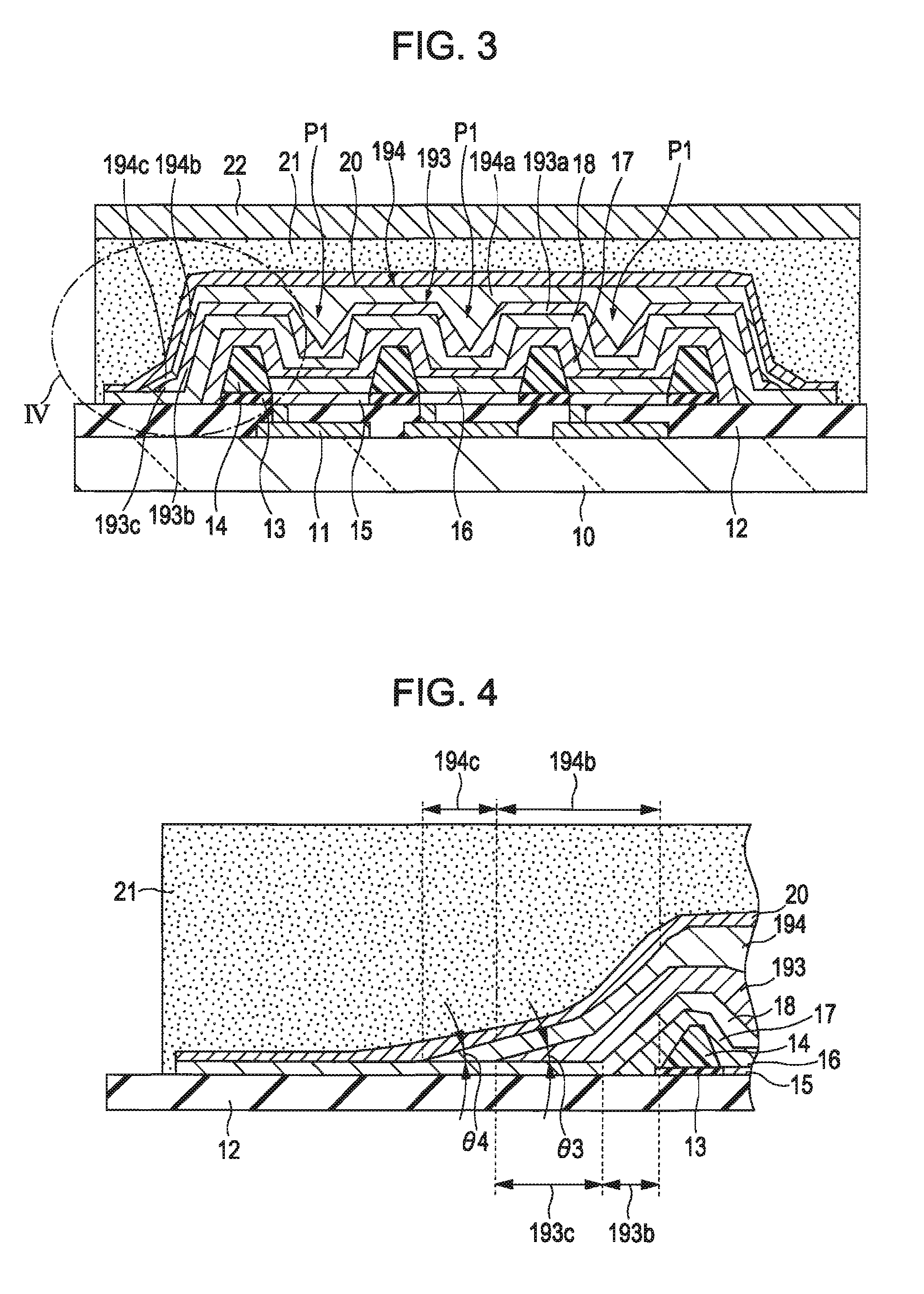 Light-emitting device for sealing light-emitting elements and electronic apparatus