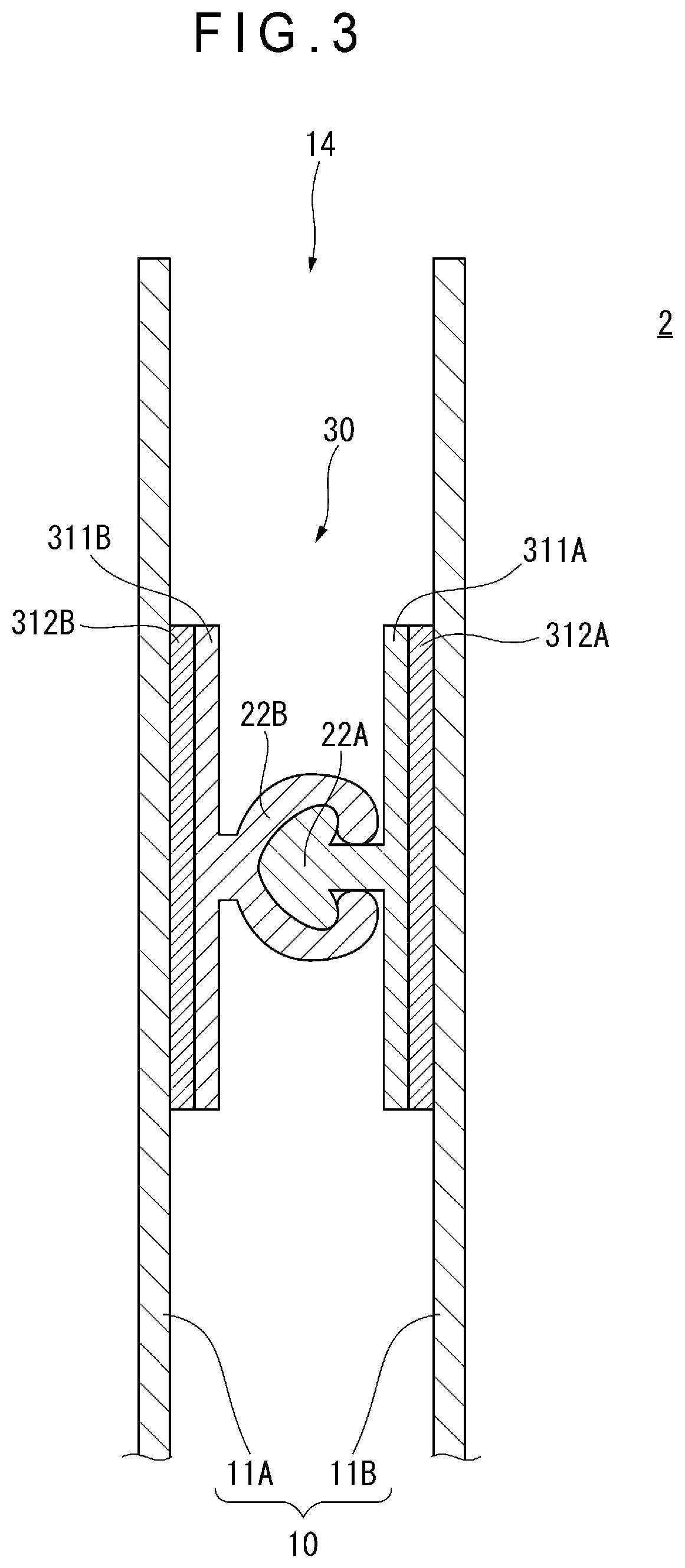 Zipper tape and container equipped with zipper tape