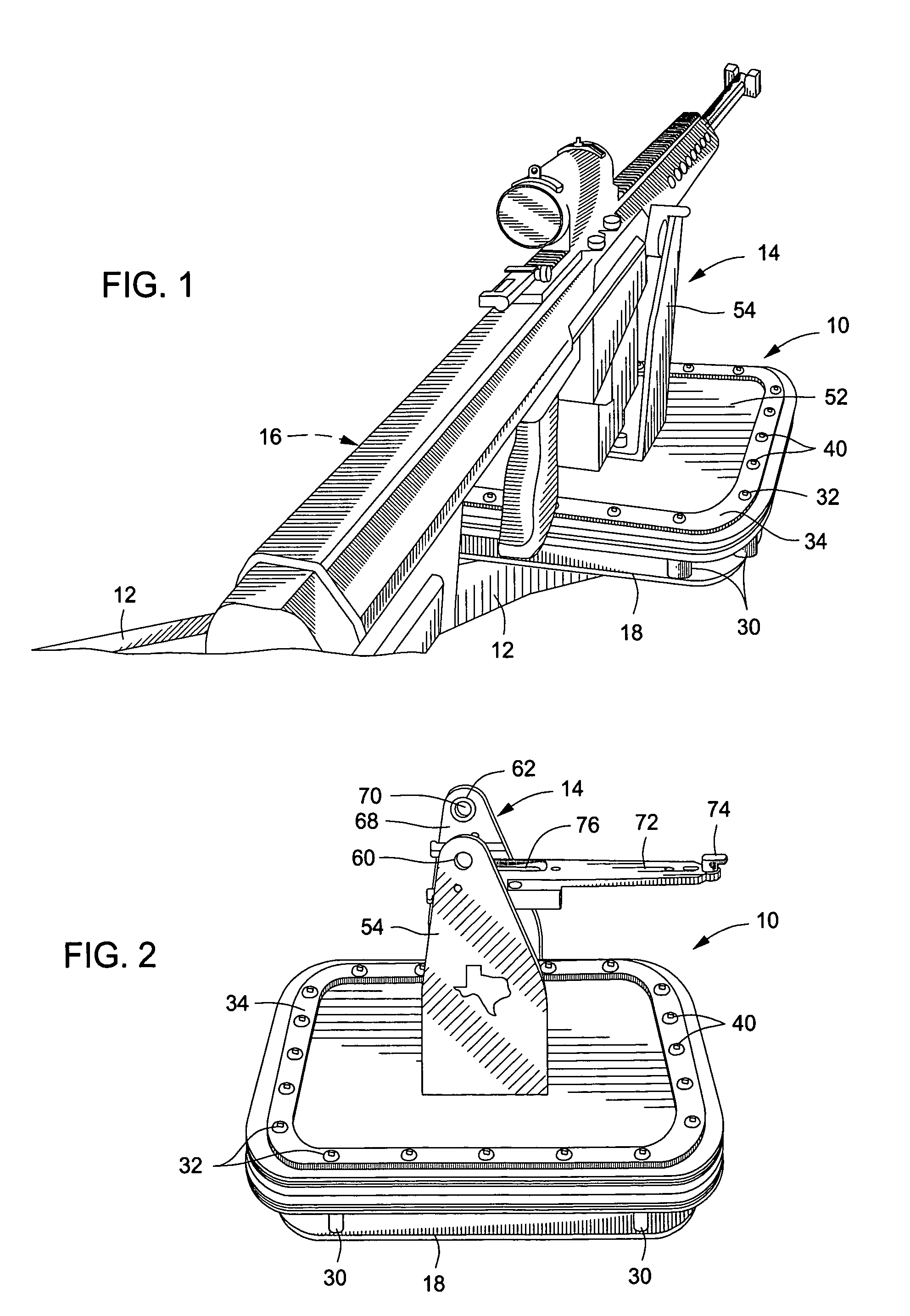 Vibration dampening firearm mount for vehicles