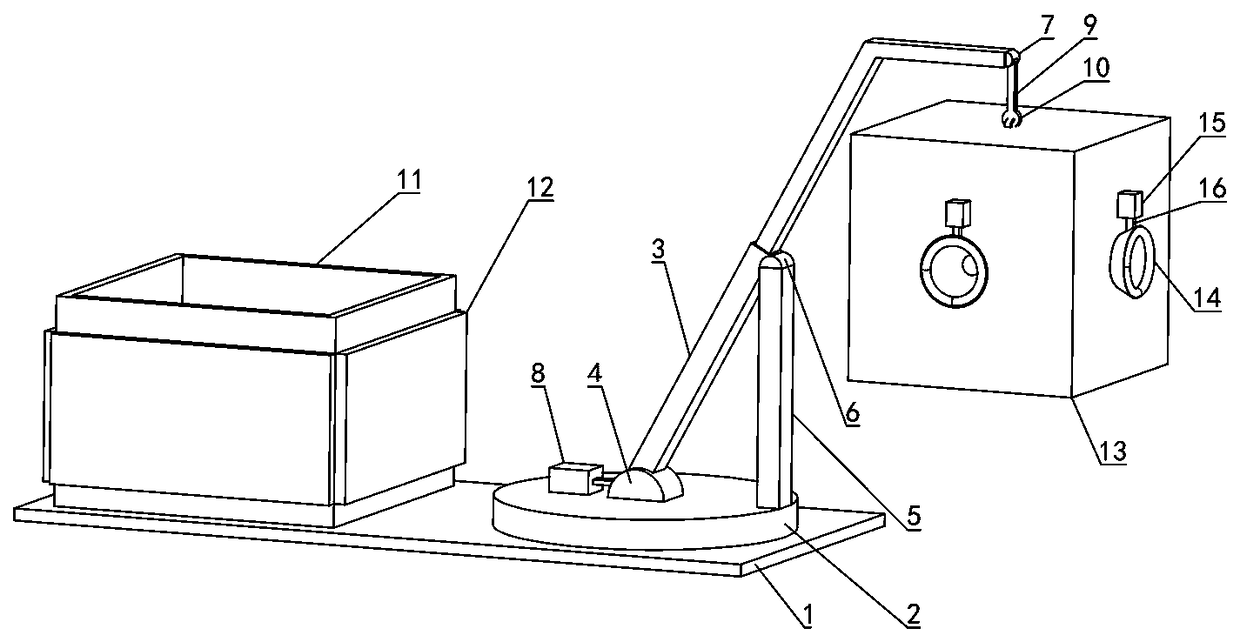 Fish catching device and method in unattended ship intelligent fishery