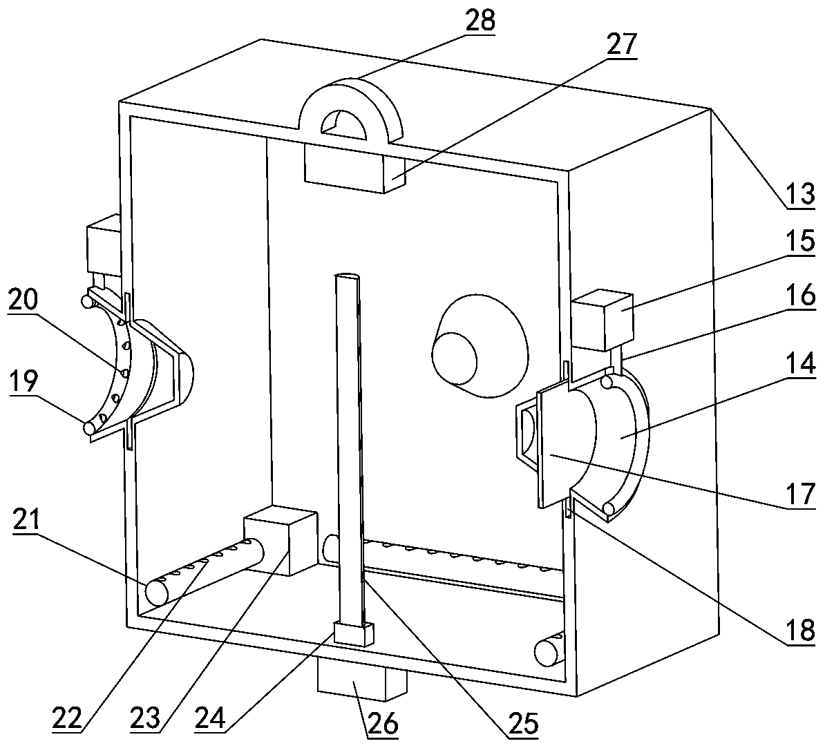 Fish catching device and method in unattended ship intelligent fishery