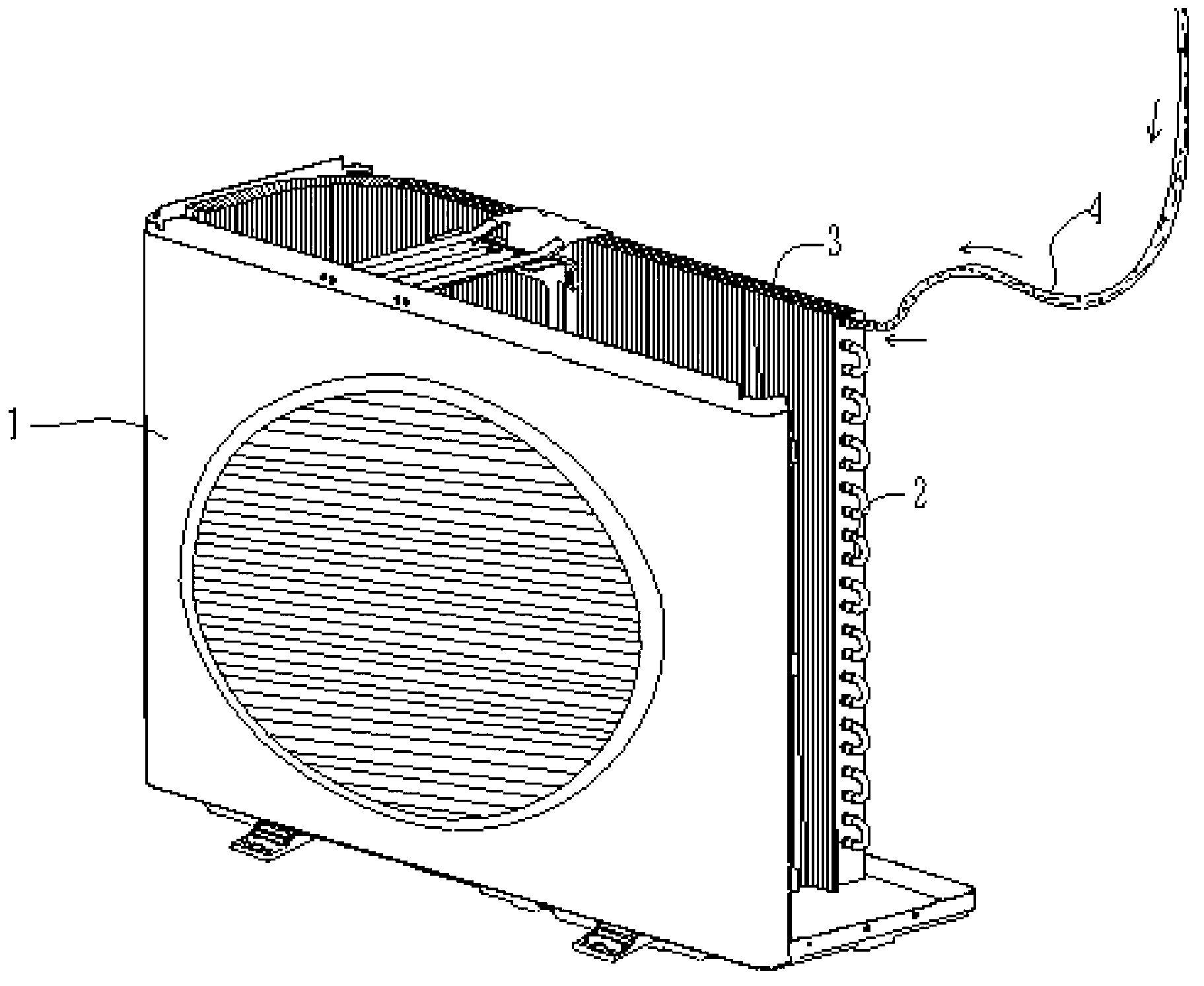 Condensed water reused air conditioner