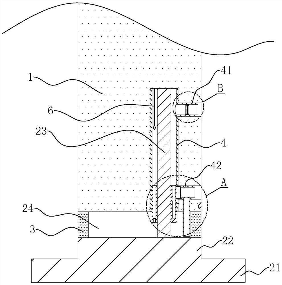 Civil building fabricated wall based on BIM and construction method thereof