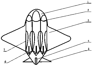 Combined and detached airplane