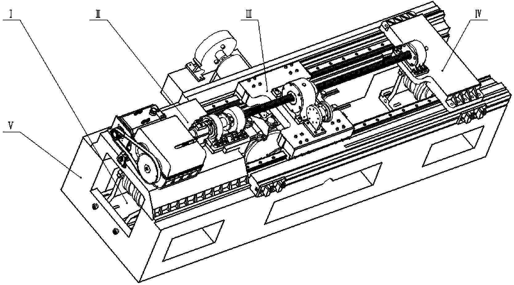 Ball screw assembly precision retaining ability testing device