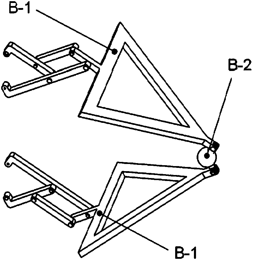 Foldable polyhedral rolling mechanism