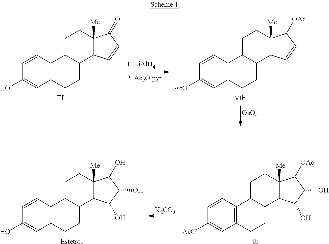 Process for the preparation of estetrol
