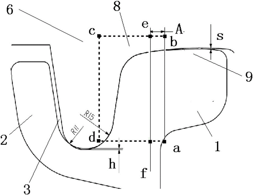 Straightening structure for groove-shaped rail