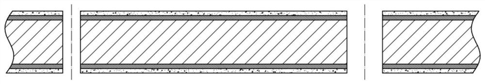 Method for metallizing and electroplating only hole wall