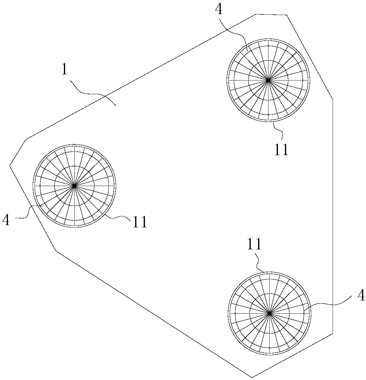 Pile leg folding method for self-elevating platform