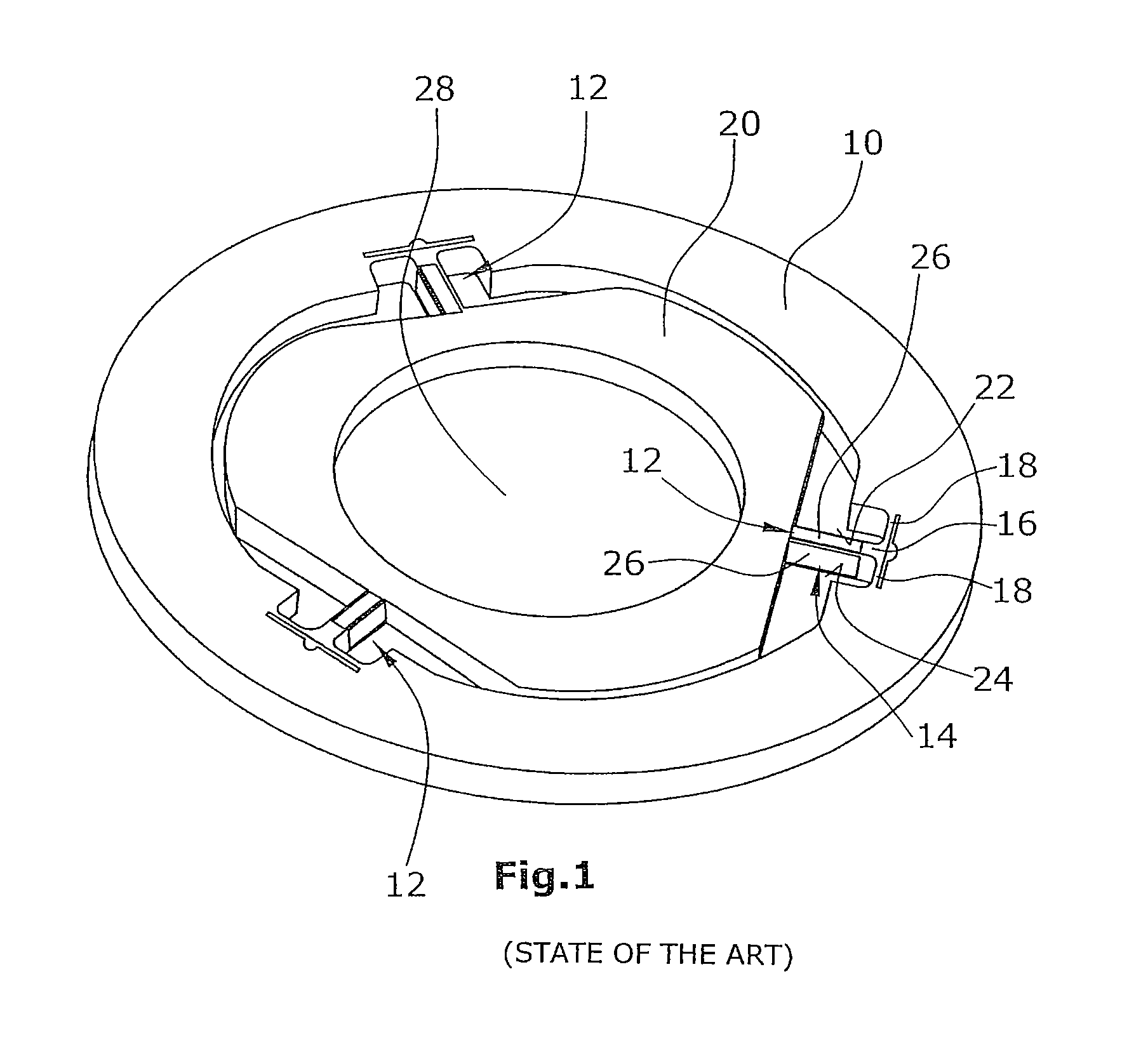 Force/moment sensor for measurement of forces and moments