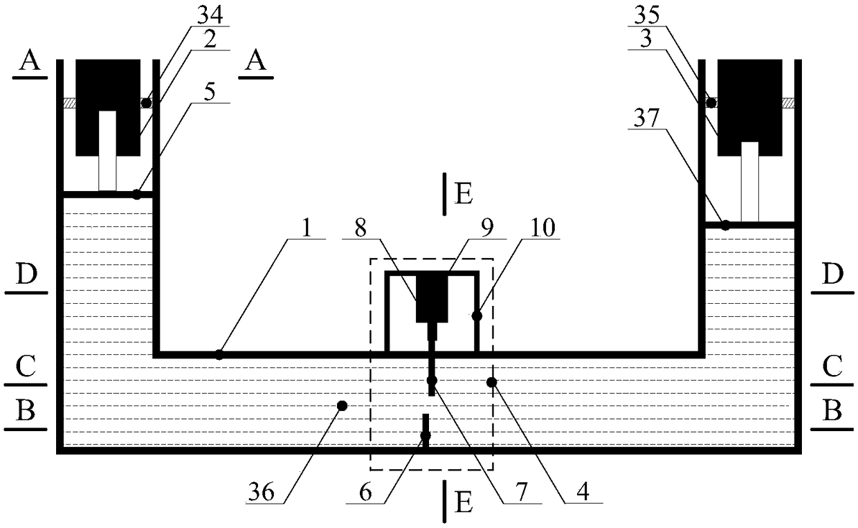 Tuning liquid column damper with multiple real-time adjustment damping