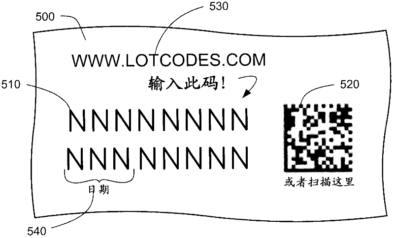 Lot identification codes for packaging