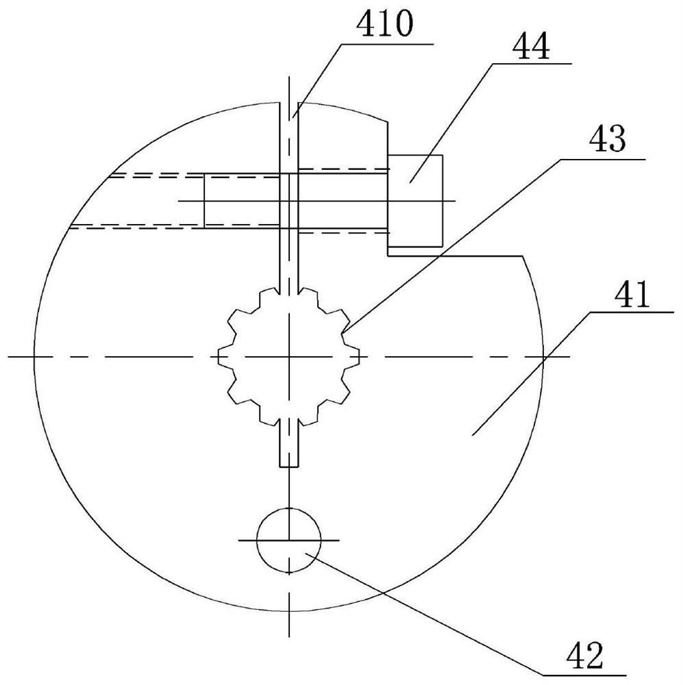 Eccentric shaft composite size detection tool clamp and detection method