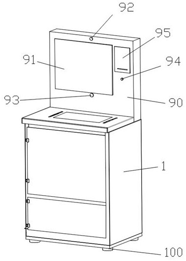 An intelligent dustbin with intelligent identification, positioning and classification